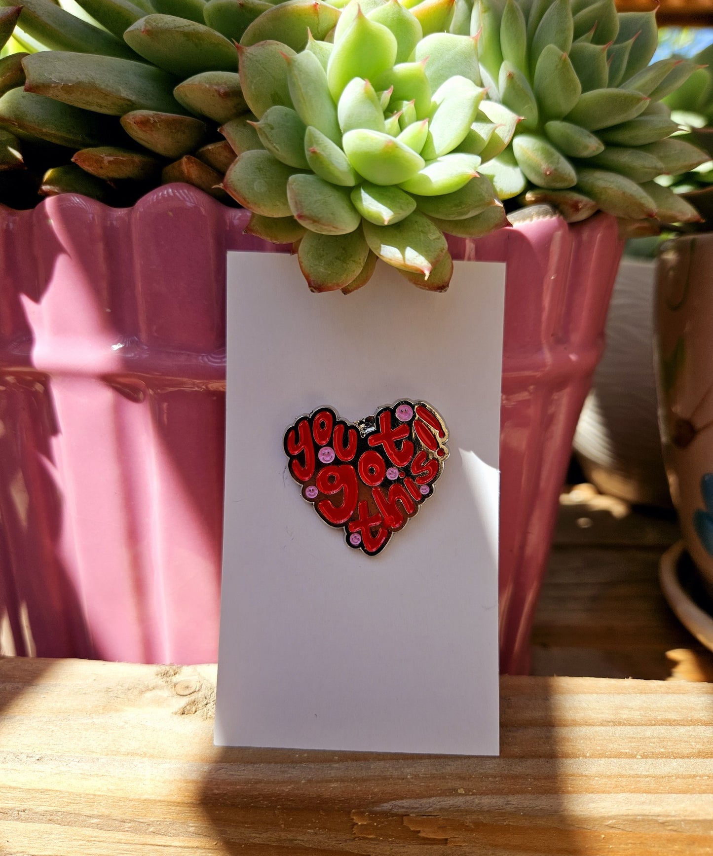 You Are Meant To Shine - Candle in A Jar Motivational Enamel Pin