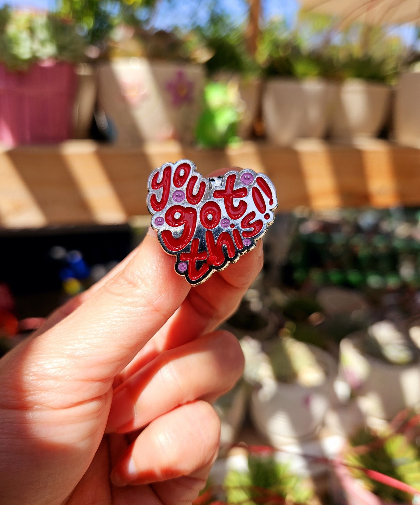 You Are Meant To Shine - Candle in A Jar Motivational Enamel Pin