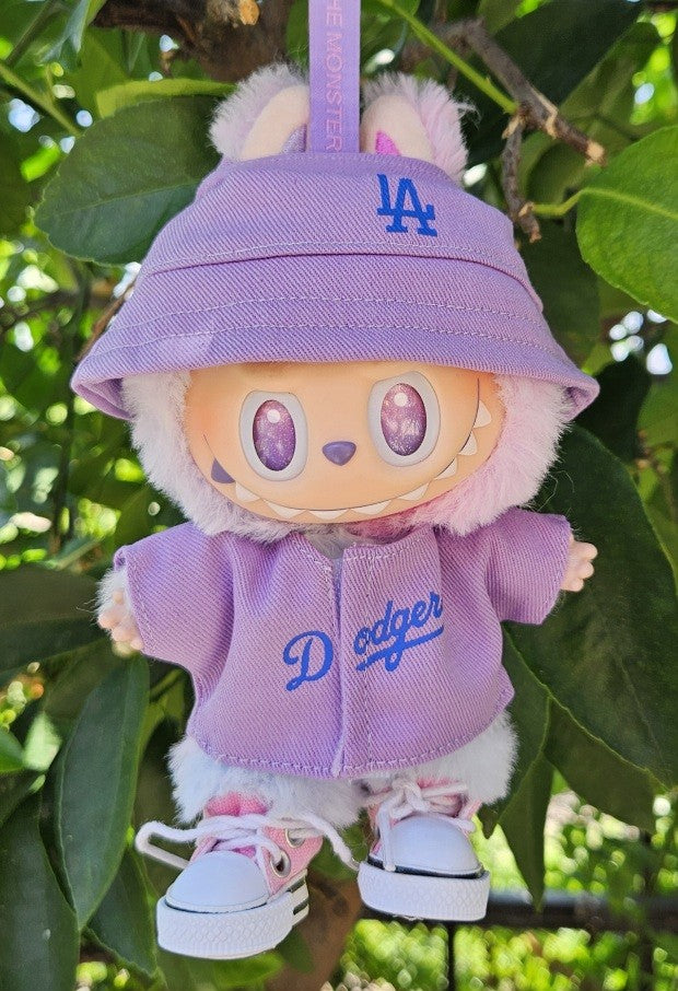 Baseball Pink Jersey LA Labubu Sports Clothes