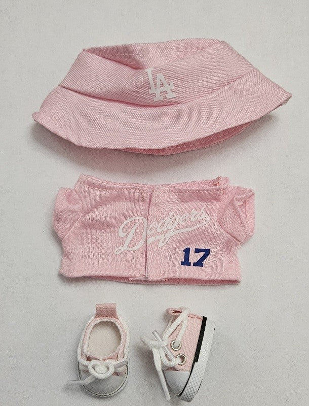 Baseball Pink Jersey LA Labubu Sports Clothes