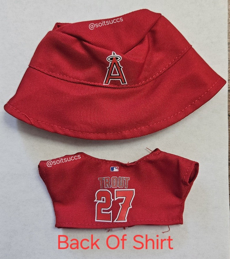 Angel Baseball Jersey Labubu Sports Clothes
