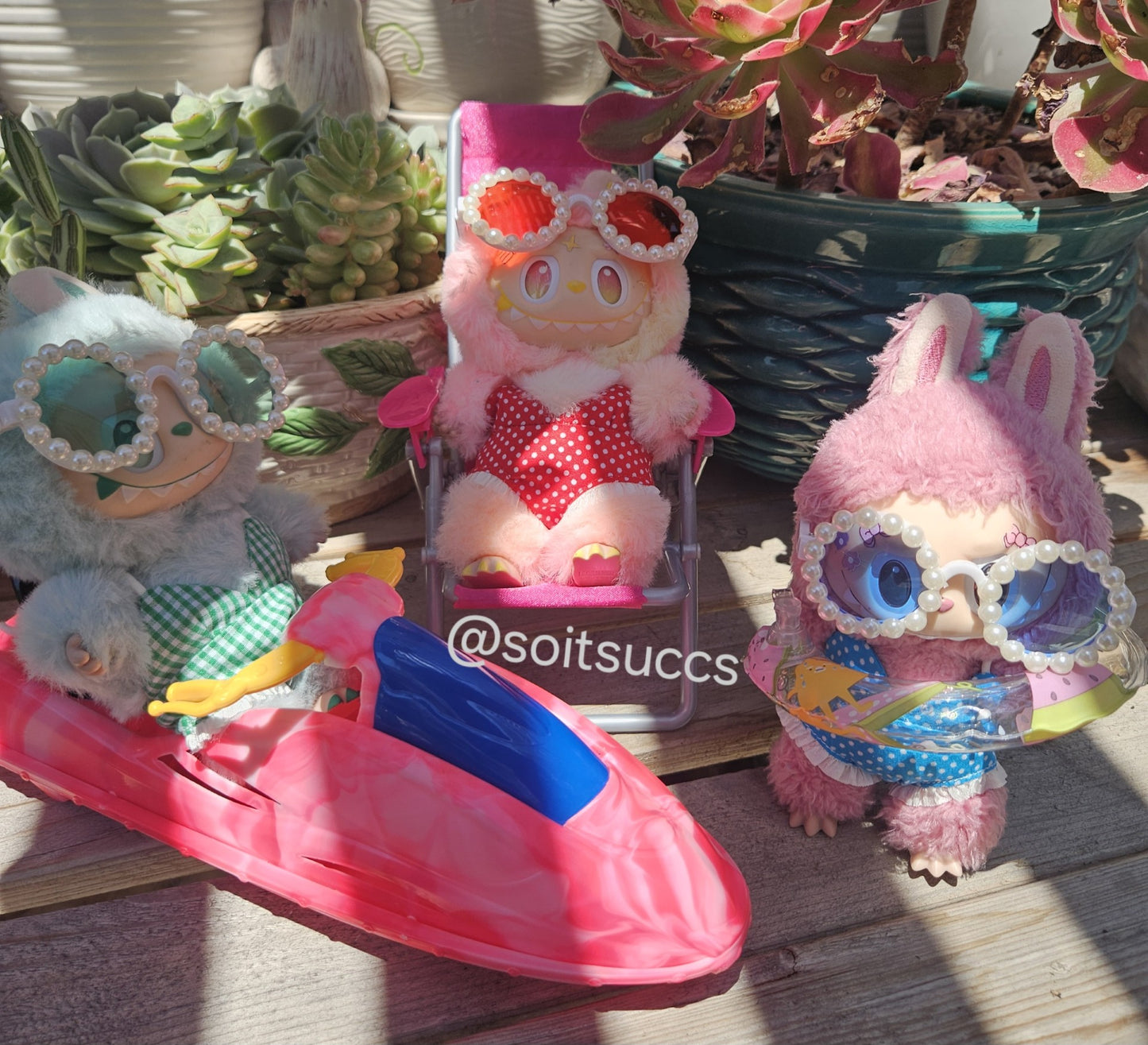 Beach Swimsuit Bathing Suit Clothes Labubu
