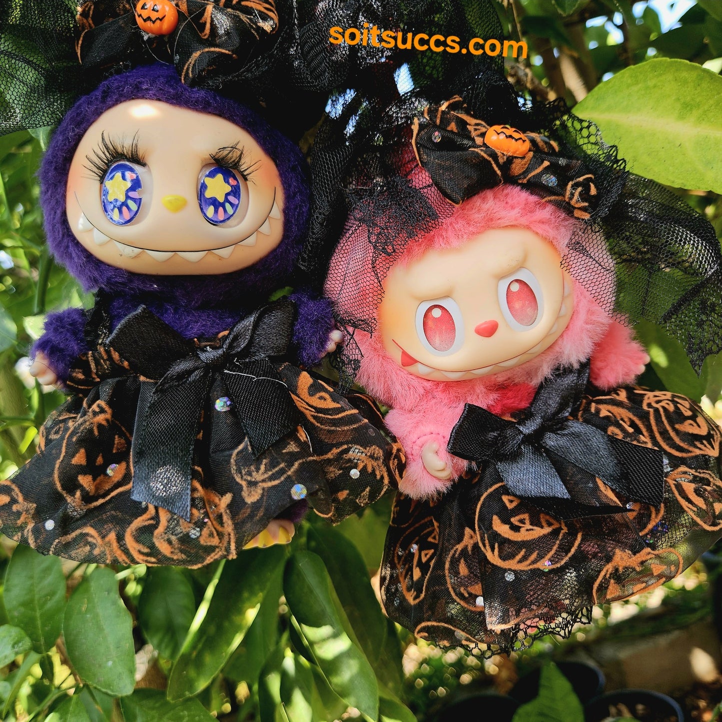 Halloween Witch Costume Clothes Labubu