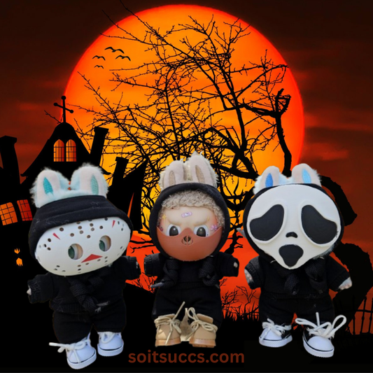 Halloween Scary Movie Characters Costume Clothes Labubu