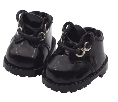 Dr Martin Inspired Black Tie ShoesClothes Labubu