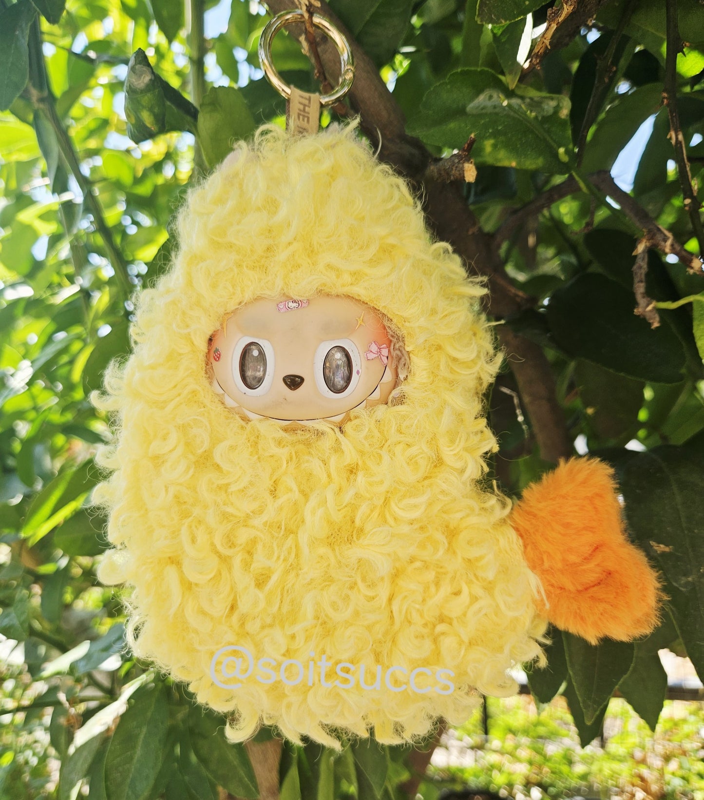 Shrimp Tempura Or Cup Of Noodles Plush Costume Clothes Labubu