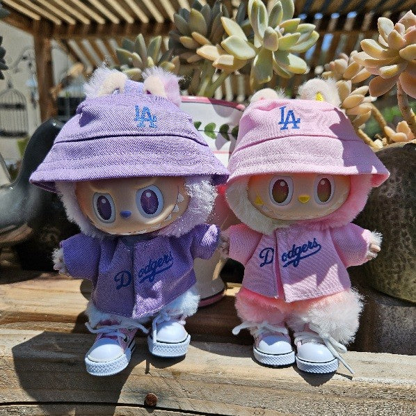 Baseball Pink Jersey LA Labubu Sports Clothes
