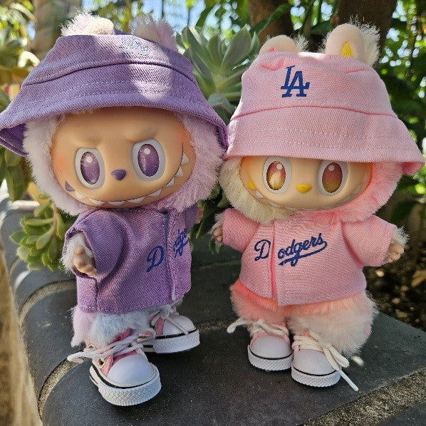 Baseball Pink Jersey LA Labubu Sports Clothes