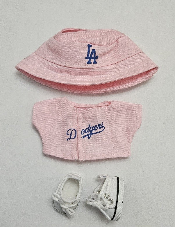 Baseball Pink Jersey LA Labubu Sports Clothes