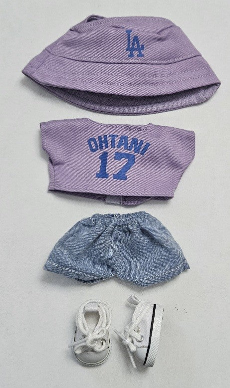 Baseball Pink Jersey LA Labubu Sports Clothes