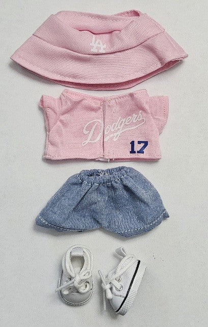 Baseball Pink Jersey LA Labubu Sports Clothes