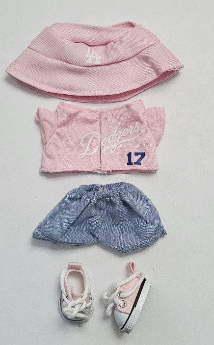 Baseball Pink Jersey LA Labubu Sports Clothes