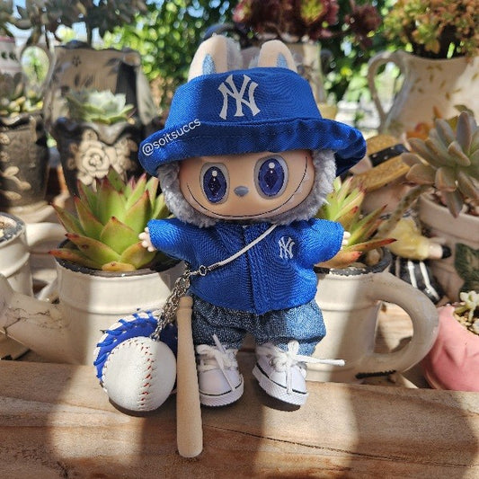 NY Baseball Jersey Labubu Sports Clothes