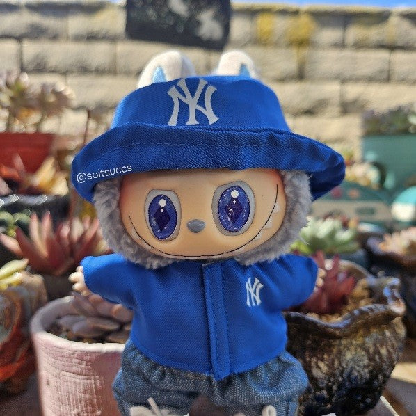 NY Baseball Jersey Labubu Sports Clothes