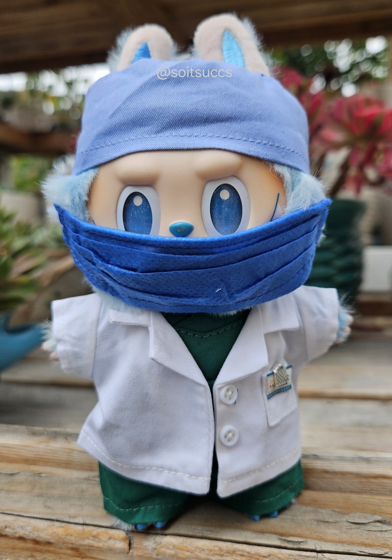 Doctor Nurse Scrubs Labubu Outfit Clothes Labubu