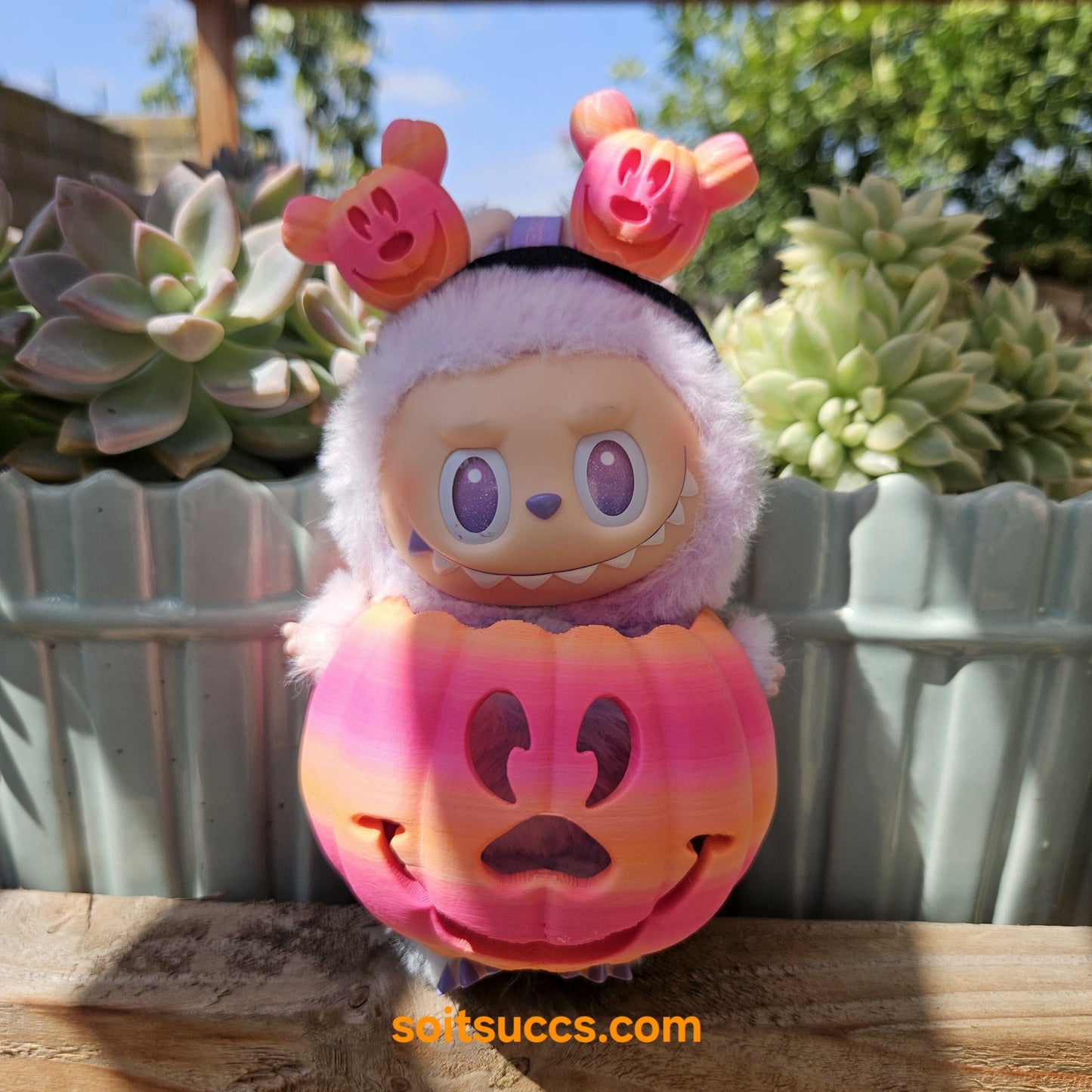 Halloween Jack O'lantern Pumpkin 3D Printed Costume Clothes Labubu