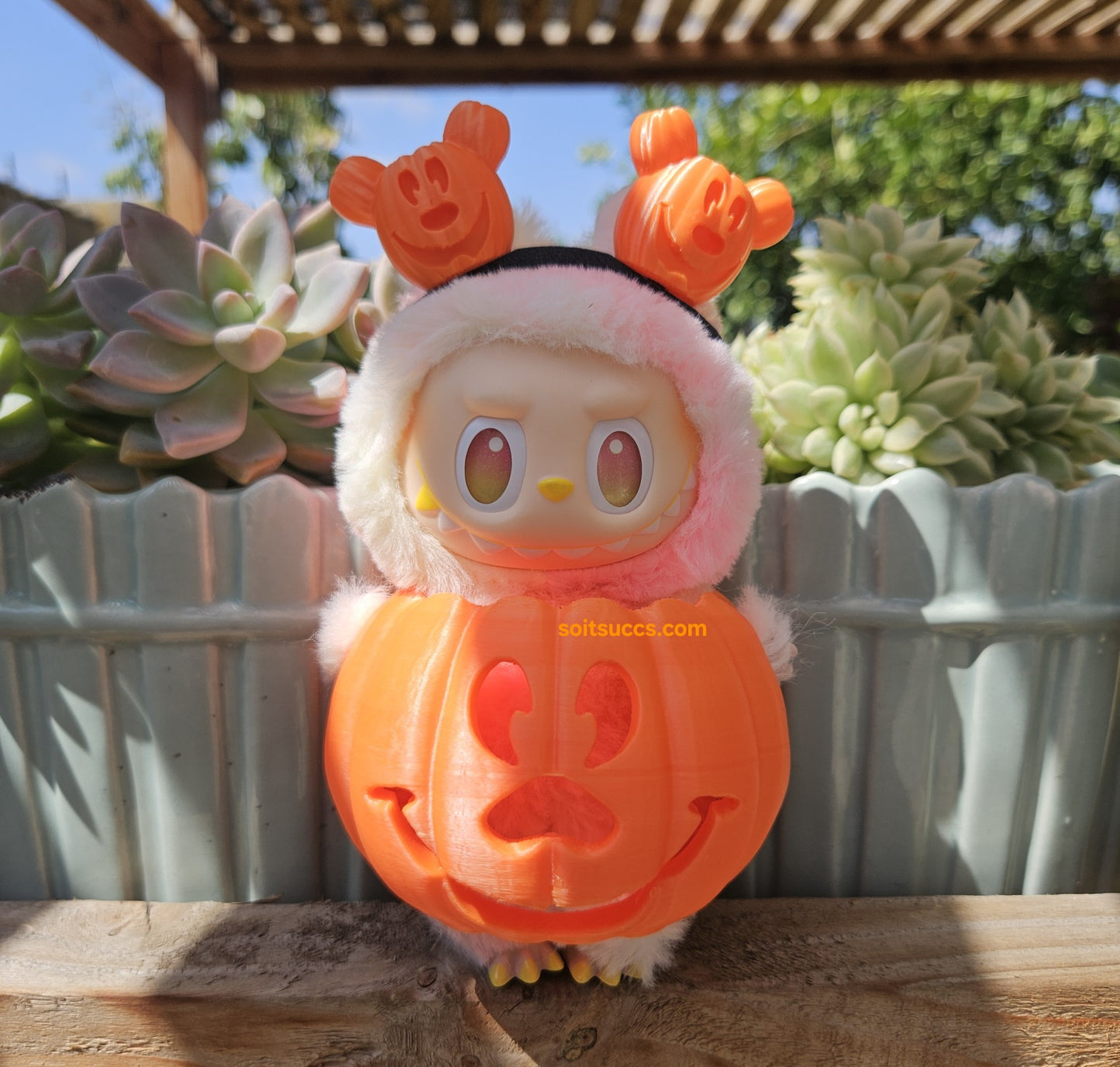 Halloween Jack O'lantern Pumpkin 3D Printed Costume Clothes Labubu