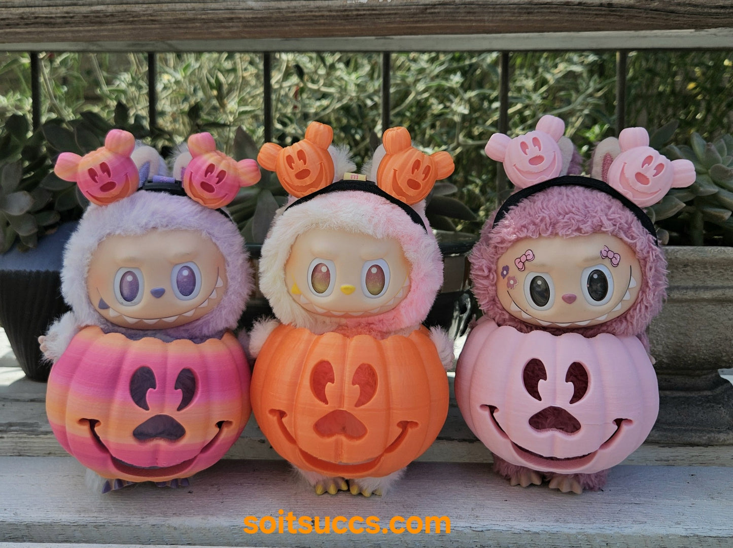 Halloween Jack O'lantern Pumpkin 3D Printed Costume Clothes Labubu