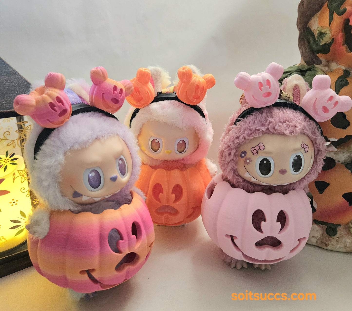 Halloween Jack O'lantern Pumpkin 3D Printed Costume Clothes Labubu