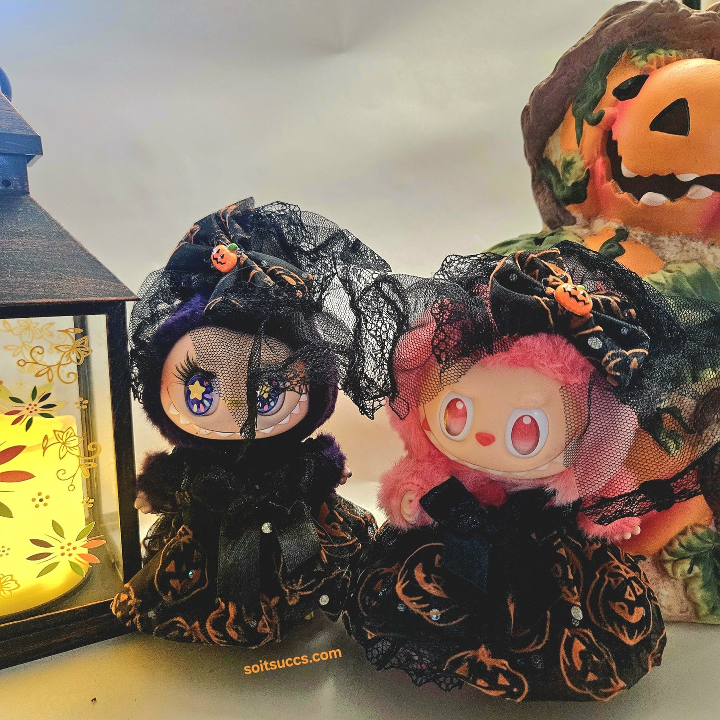 Halloween Witch Costume Clothes Labubu